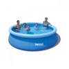 PISCINĂ CIRCULARĂ CU O FLANȘĂ 3X0,76M